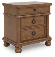 Rowlenstown King Poster Bed, Dresser and 2 Nightstands - PCB824B6