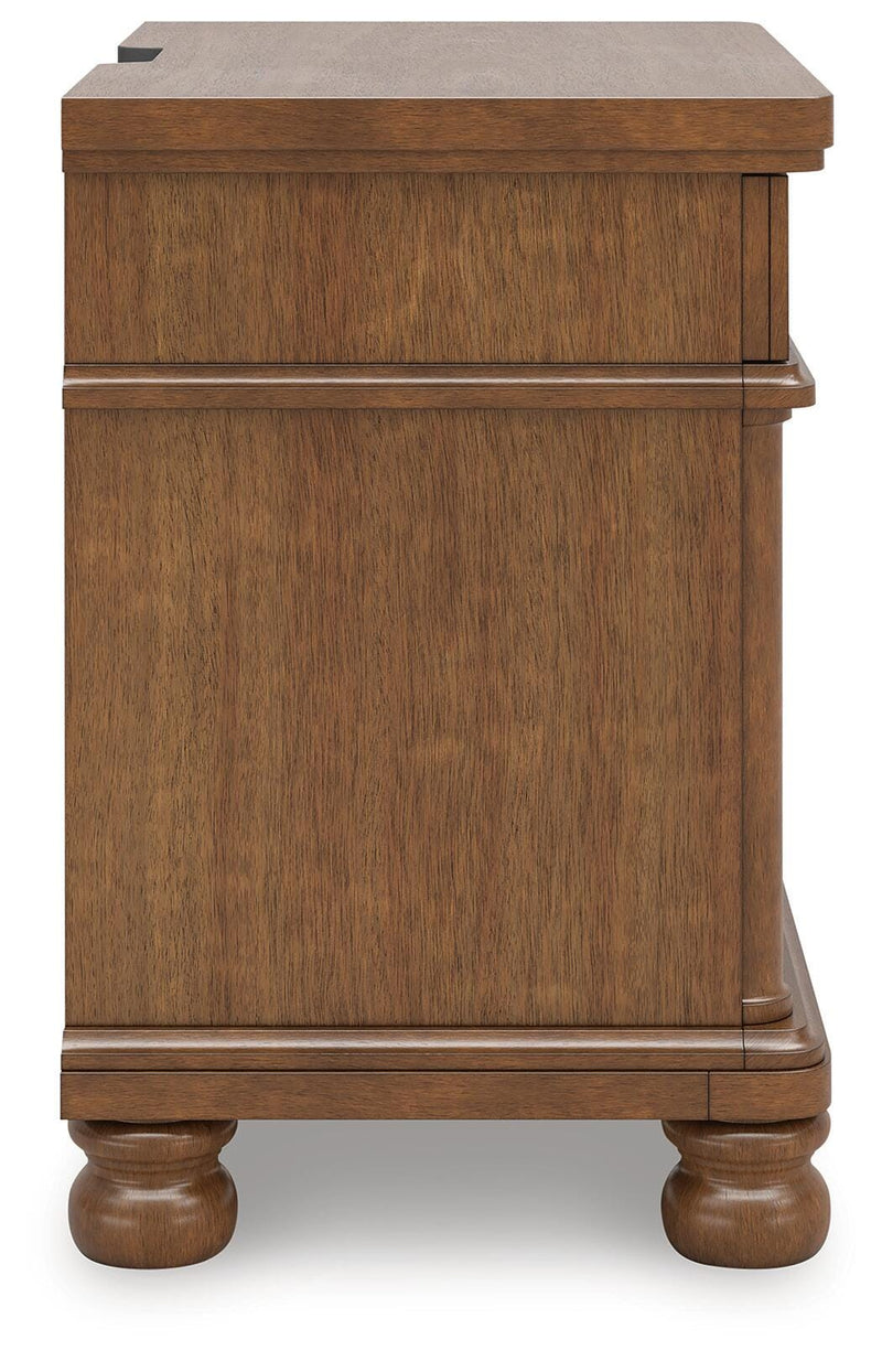 Rowlenstown King Poster Bed, Dresser and 2 Nightstands - PCB824B6