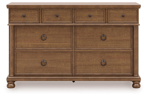 Rowlenstown King Poster Bed, Dresser and 2 Nightstands - PCB824B6
