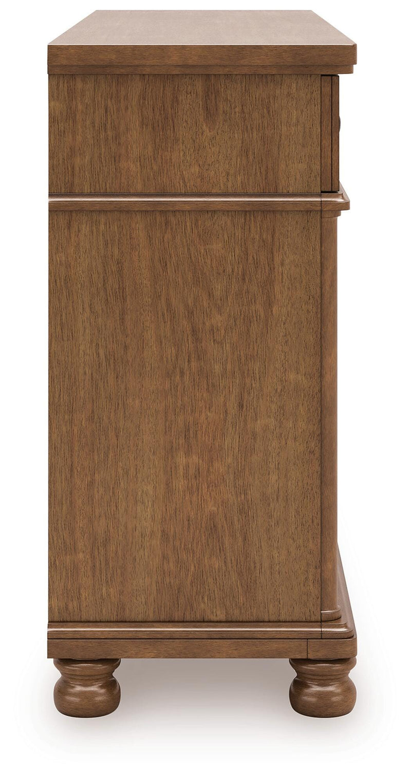 Rowlenstown King Poster Bed, Dresser and 2 Nightstands - PCB824B6