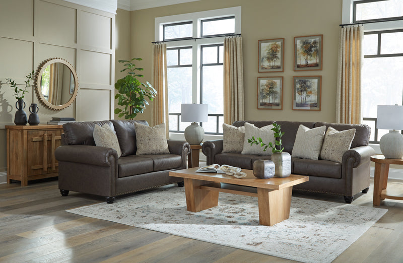 Roxmere Umber Living Room Set - Lara FurnitureLiving Room Set