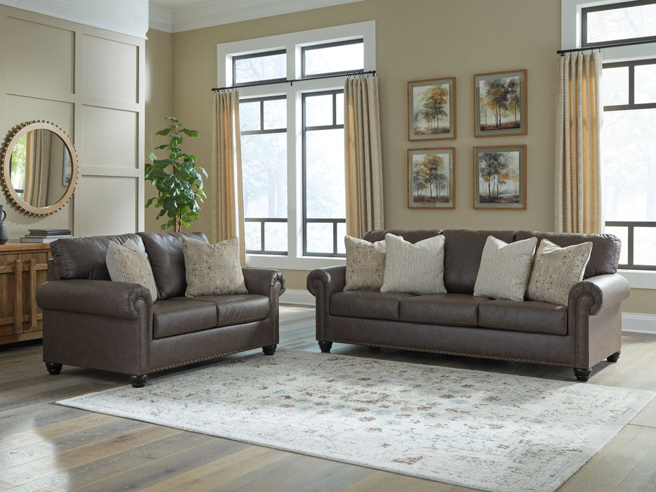 Roxmere Umber Living Room Set - Gate FurnitureLiving Room Set