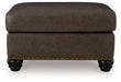 Roxmere Umber Ottoman - Gate FurnitureOttoman