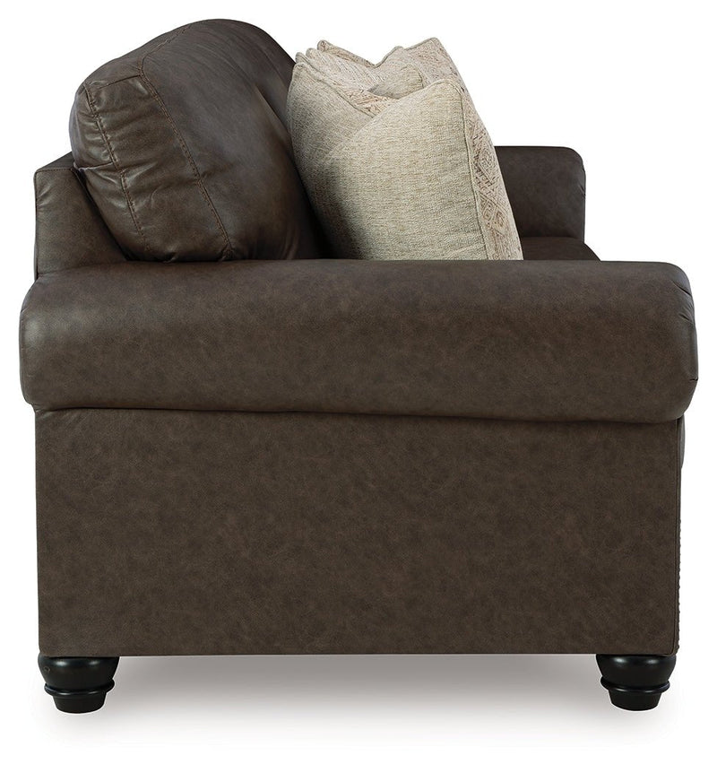 Roxmere Umber Sofa - Lara FurnitureSofa