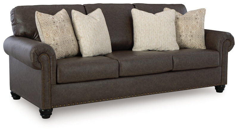 Roxmere Umber Sofa - Lara FurnitureSofa