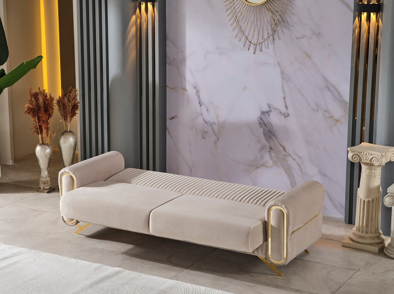 Royal 3-pieces (Sofa & Loveseat & Chair) Livingroom Set Beige in Beige - 101-ROY-ANK529-321