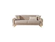 Royal 3-pieces (Sofa & Loveseat & Chair) Livingroom Set Beige in Beige - 101-ROY-ANK529-321