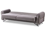 Royal Convertible Sofa Light Grey in Light Grey - 101-ROY-LUX405-3