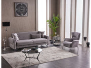Royal Convertible Sofa Light Grey in Light Grey - 101-ROY-LUX405-3