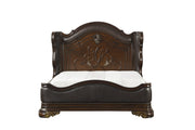 Royal Highlands Rich Cherry King Panel Bed - 1603K-1EK - Lara Furniture