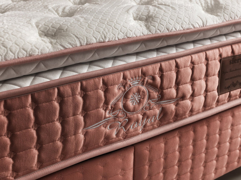 Royal King Storage Bed With Headboard Pink - King - 111-ROY-H18-200-SET