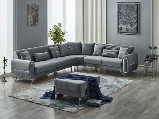 Royals 125" / 113" Wide Convertible Sectional - Sectional