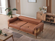 Ruby Convertible Sofa Brick in Brick - 101-RUB-VER095-3