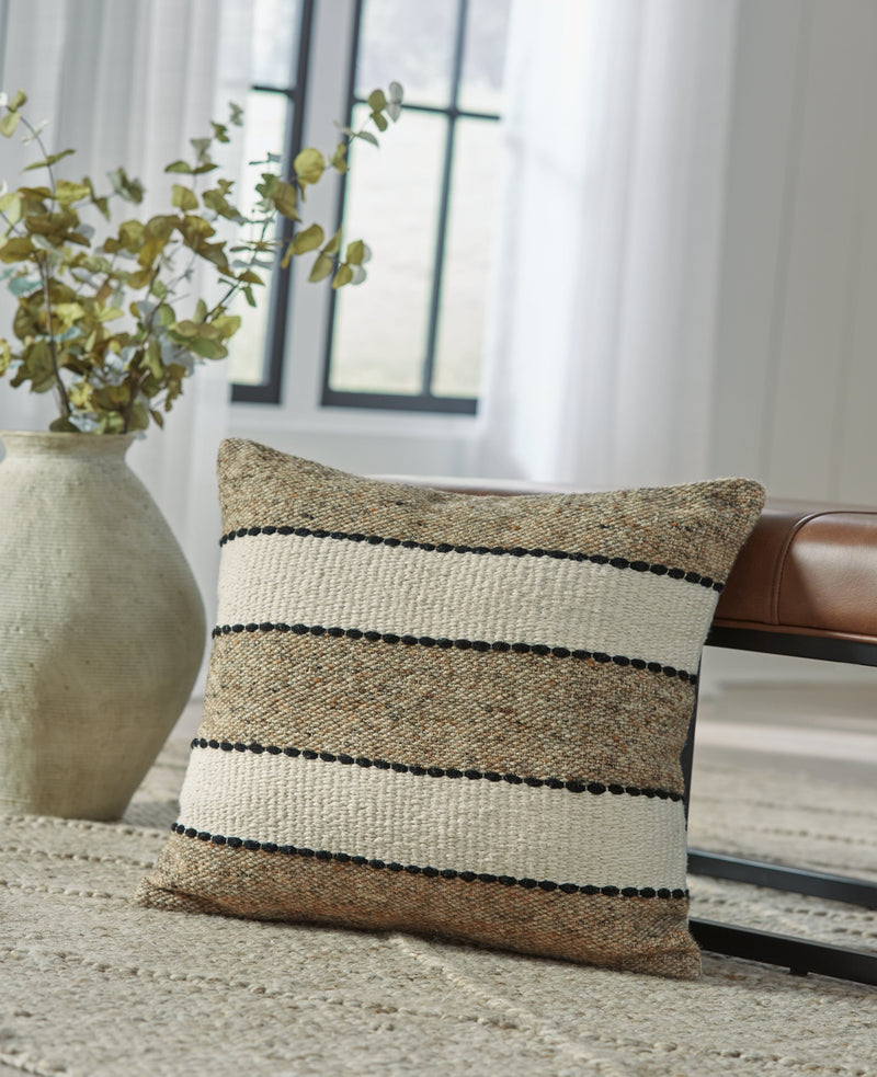 Rueford Brown/Black/Natural Pillow - A1001063P