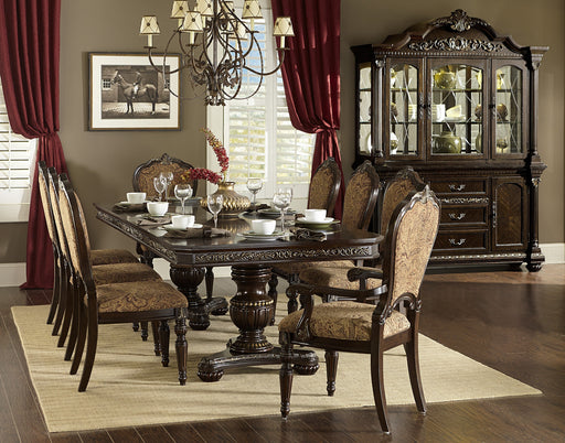 Russian Hill Warm Cherry Extendable Dining Set - Lara FurnitureDining Room Set