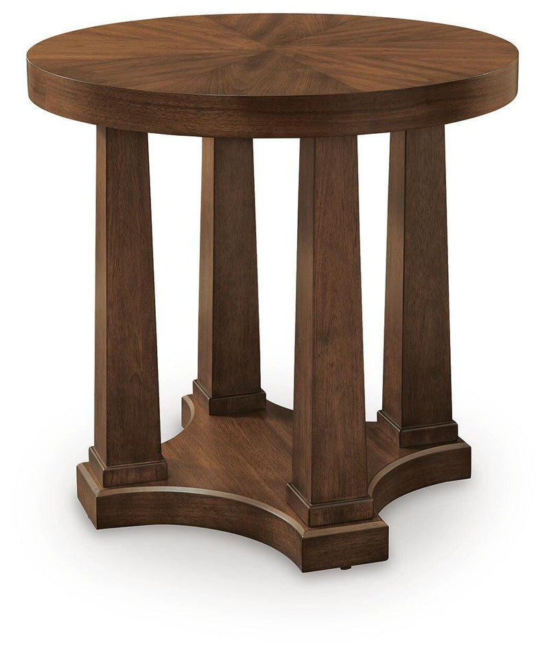 Rustic Plains Warm Brown End Table - T877-6