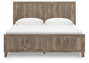 Rusticott Brown King Panel Bed - PCB2260B6