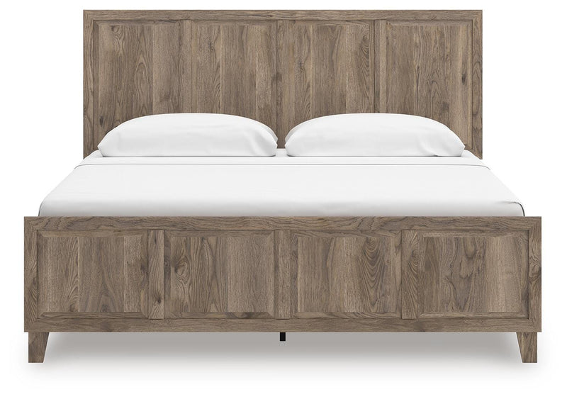 Rusticott Brown King Panel Bed - PCB2260B6
