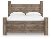 Rusticott Brown King Poster Bed - PCB2260B7