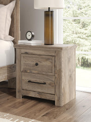 Rusticott King Panel Bed, Dresser, Mirror and Nightstand - PCB2260B11