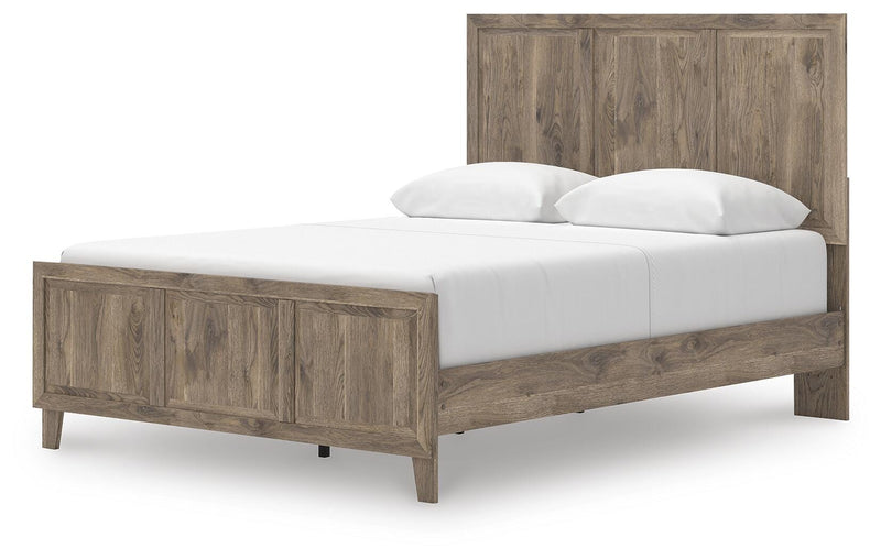 Rusticott Queen Panel Bed, Dresser and Mirror - PCB2260B3