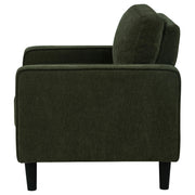 Ruth Fabric Upholstered Track Arm Accent Chair Matcha Green - 511216
