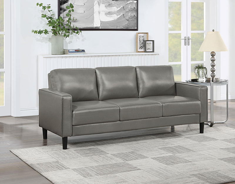 Ruth Upholstered Track Arm Sofa Grey - 508365