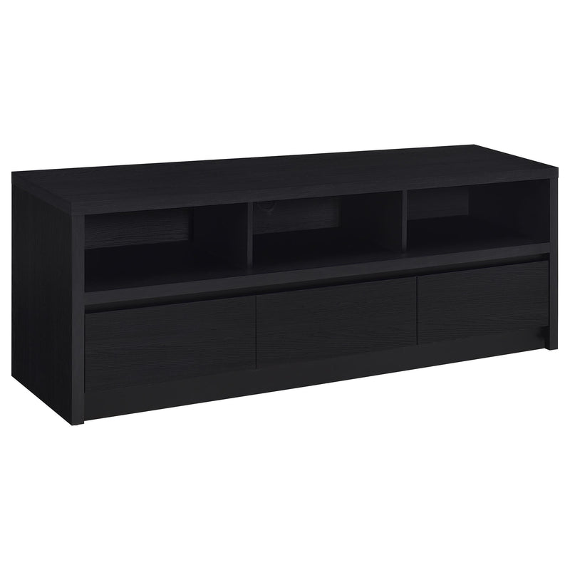 Rutland 59-inch 3-drawer TV Stand Media Console Black - 705802