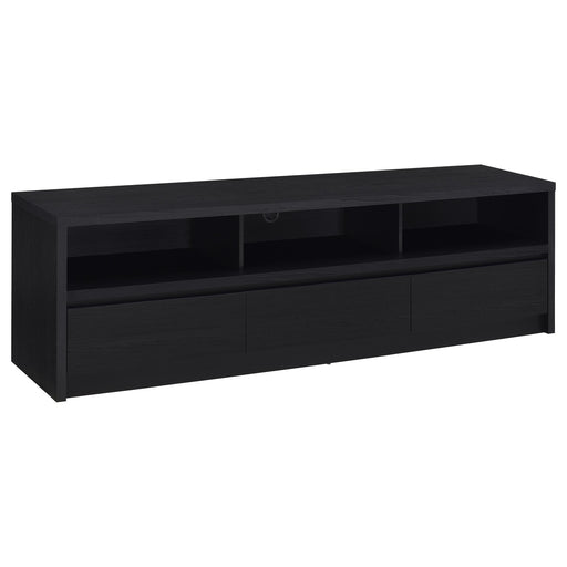 Rutland 78-inch 3-drawer TV Stand Media Console Black - 705803