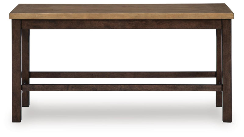 Rylandeen Counter Height Extension Dining Table 4 Barstools and Bench - PCD651D4
