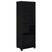 Sachin 3-shelf Engineered Wood Media Tower Black - 707756