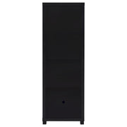 Sachin 3-shelf Engineered Wood Media Tower Black - 707756