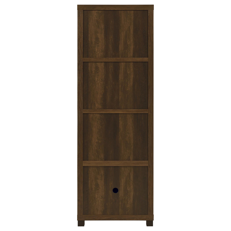 Sachin 3-shelf Engineered Wood Media Tower Dark Pine - 707736