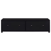 Sachin 4-door Engineered Wood 79-inch TV Stand Black - 736303