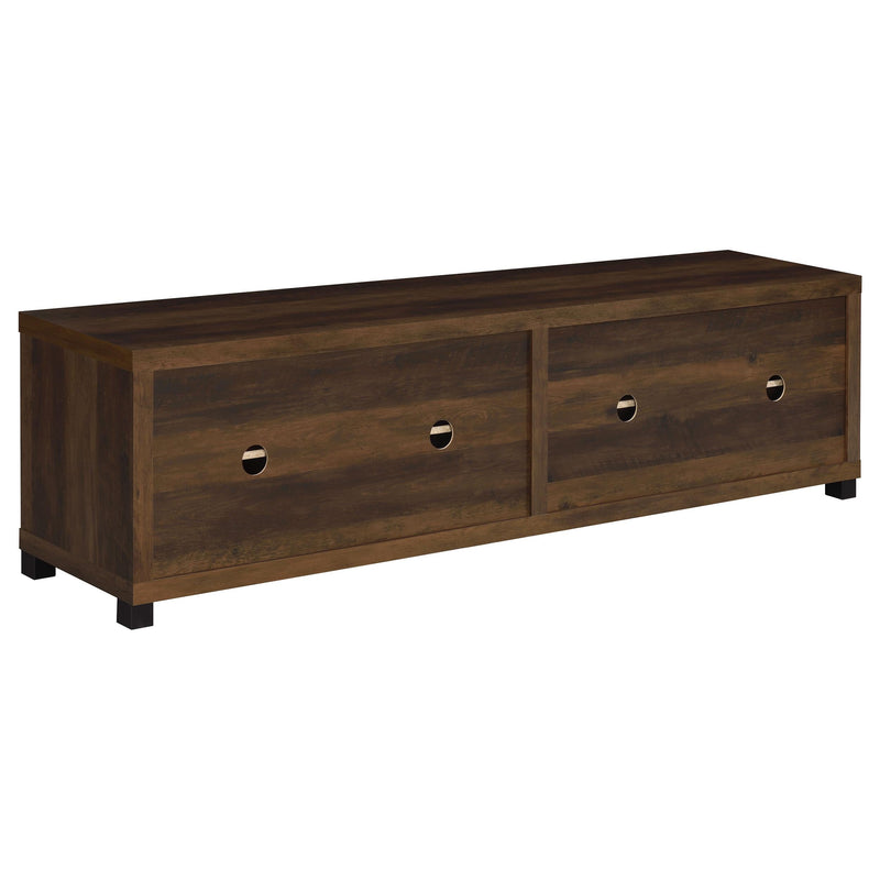 Sachin 4-door Engineered Wood 79-inch TV Stand Dark Pine - 736293