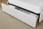 Sadie Beige Queen Bed With Storage - SADIE-BEIGE 3-QB