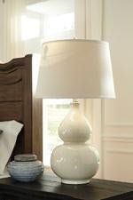 Saffi Cream Table Lamp - Lara FurnitureTable Lamp