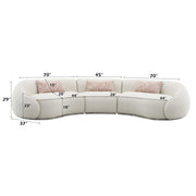 Sahara Sectional Sofa W/3 Pillows - LV03010