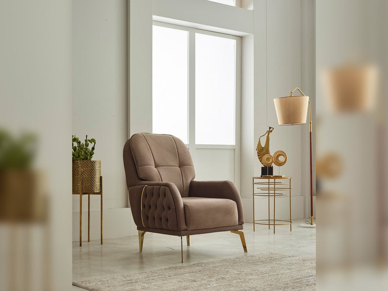 Saiss Chair in Brown - 200-SIM-SAI-GIRNE04-B