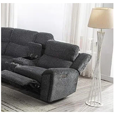 Salinas Gray 6-pc Sectional - SALINAS-GY-6-PC-SEC