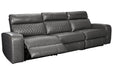 Samperstone Gray 3 - Piece Power Reclining Sofa - Gate FurniturePower Reclining Sofa
