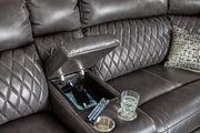 Samperstone Gray 6 - Piece Power Reclining Sectional - Lara FurniturePower Reclining Sectional