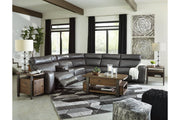 Samperstone Gray 6 - Piece Power Reclining Sectional - Lara FurniturePower Reclining Sectional