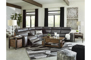 Samperstone Gray 6 - Piece Power Reclining Sectional - Lara FurniturePower Reclining Sectional