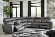 Samperstone Gray 6 - Piece Power Reclining Sectional - Lara FurniturePower Reclining Sectional