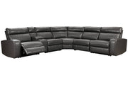 Samperstone Gray 6 - Piece Power Reclining Sectional - Lara FurniturePower Reclining Sectional