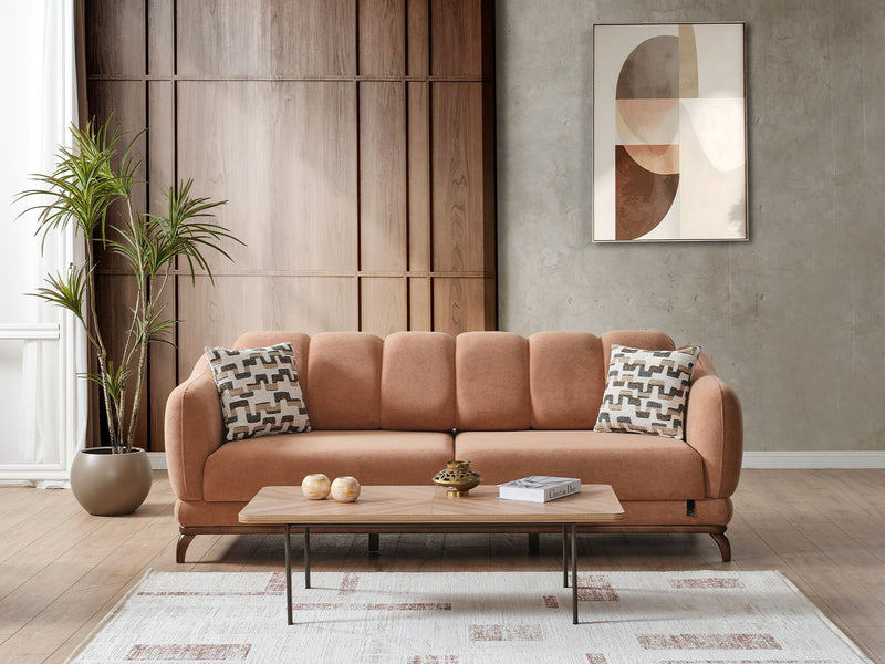 Samur Convertible Loveseat in Cream - 200-ELIF-SAM-A640-2