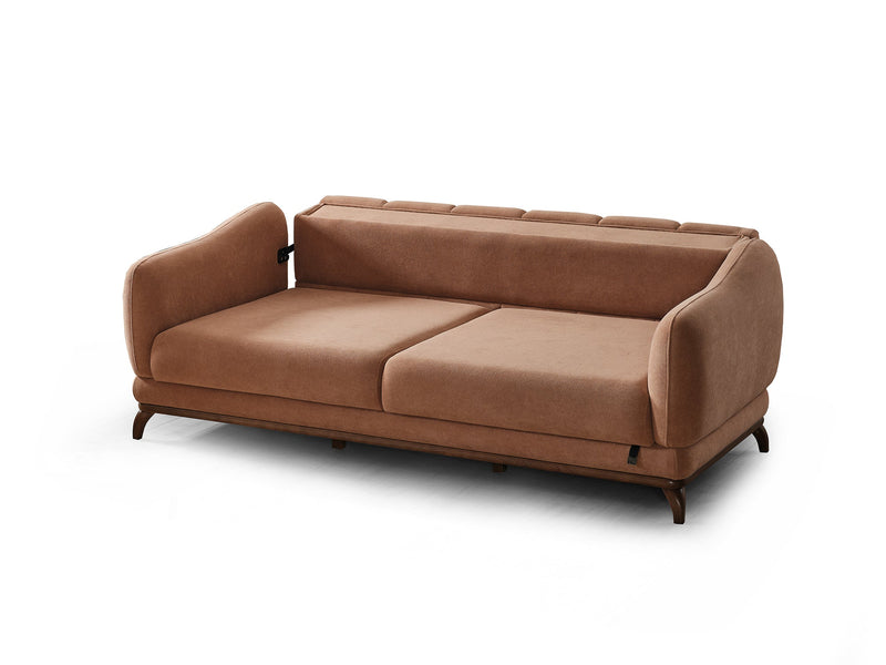 Samur Convertible Loveseat in Cream - 200-ELIF-SAM-A640-2