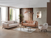 Samur Convertible Loveseat in Cream - 200-ELIF-SAM-A640-2