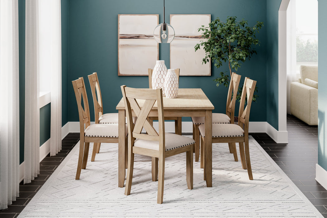 Sanbriar Dining Table and Chairs (Set of 7) - Gate FurnitureDining Table